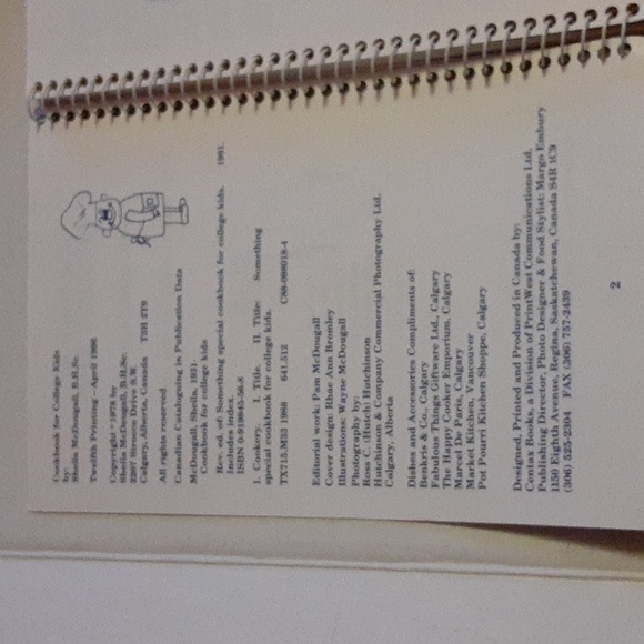 Cookbook For Coĺlege Kids 1996 - Picture 3 of 3